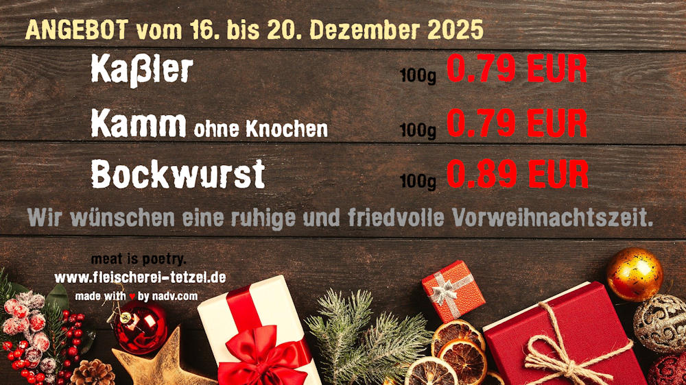 Fleischerei Tetzel Goldbeck Altmark Fleischer Schollene Bertkow Hindenburg Hohenberg Krusemark