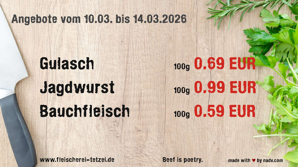 Fleischerei Tetzel Goldbeck Altmark Fleischer Schollene Bertkow Hindenburg Hohenberg Krusemark