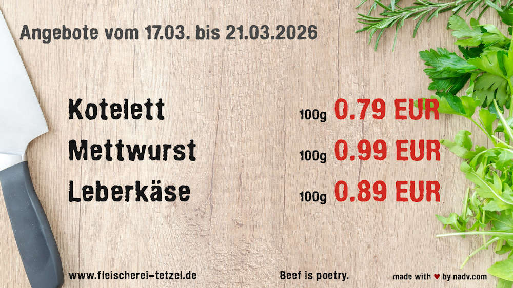 Fleischerei Tetzel Goldbeck Altmark Fleischer Schollene Bertkow Hindenburg Hohenberg Krusemark