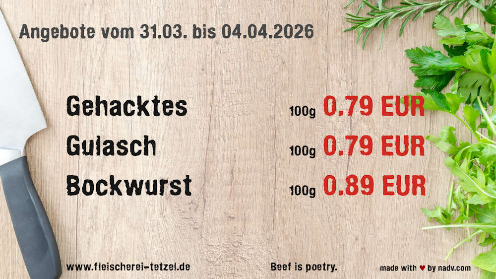 Fleischerei Tetzel Goldbeck Altmark Fleischer Schollene Bertkow Hindenburg Hohenberg Krusemark
