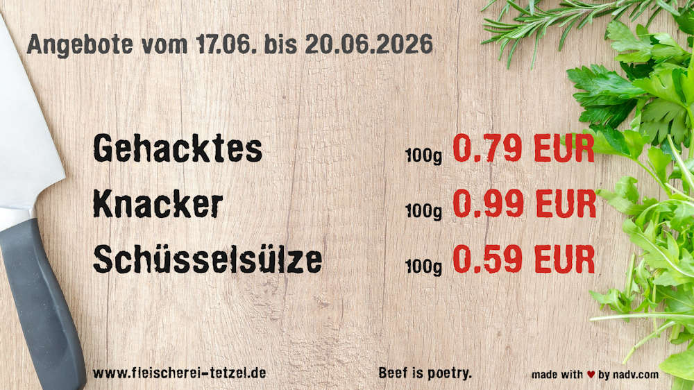 Fleischerei Tetzel Goldbeck Altmark Fleischer Schollene Bertkow Hindenburg Hohenberg Krusemark