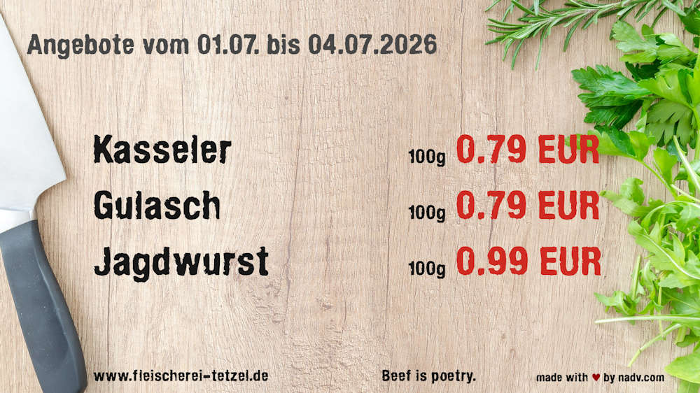 Fleischerei Tetzel Goldbeck Altmark Fleischer Schollene Bertkow Hindenburg Hohenberg Krusemark