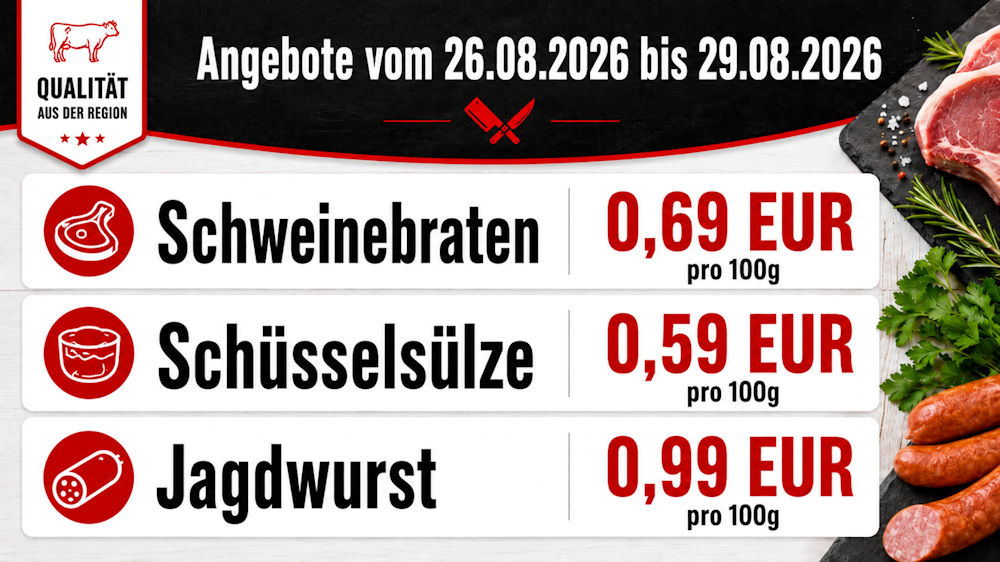 Fleischerei Tetzel Goldbeck Altmark Fleischer Schollene Bertkow Hindenburg Hohenberg Krusemark